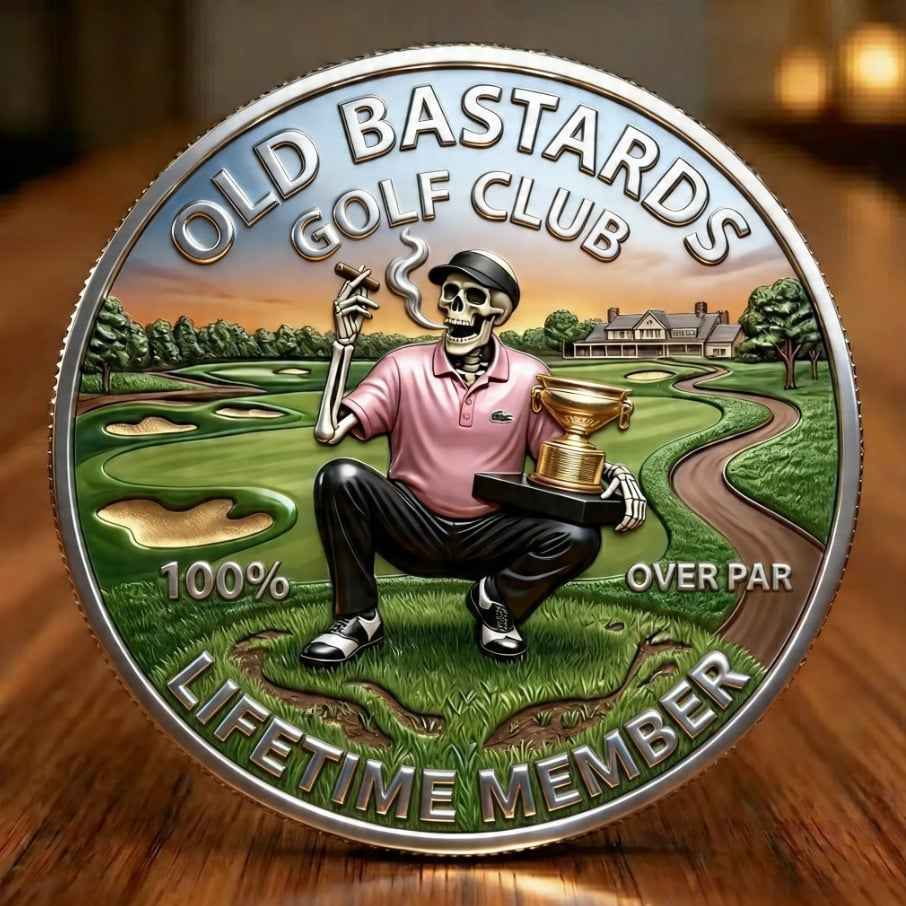 ⛳60% OFF -The Eternal Golfer's Challenge Coin