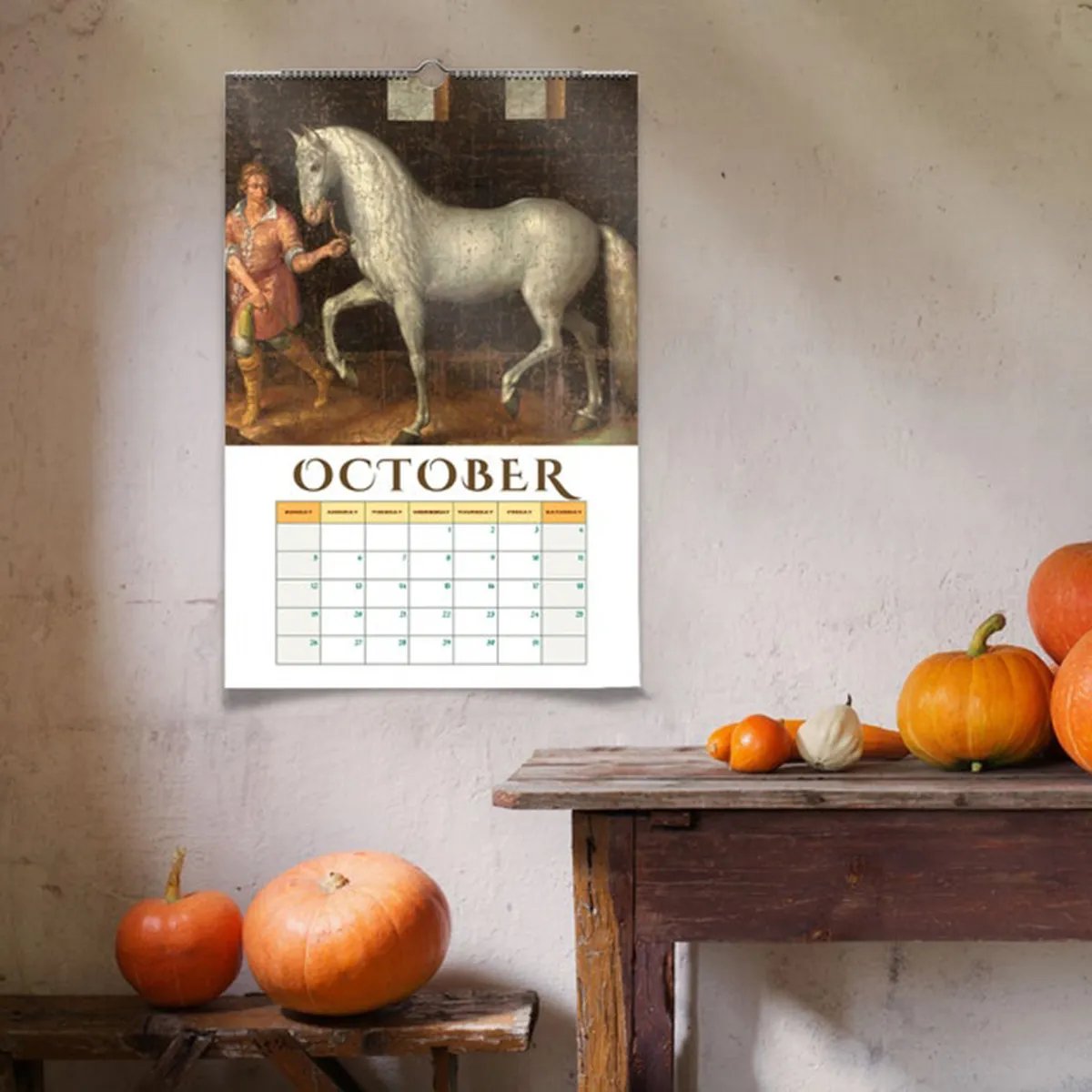🐎2025 Medieval Horses Wall Calendar📅