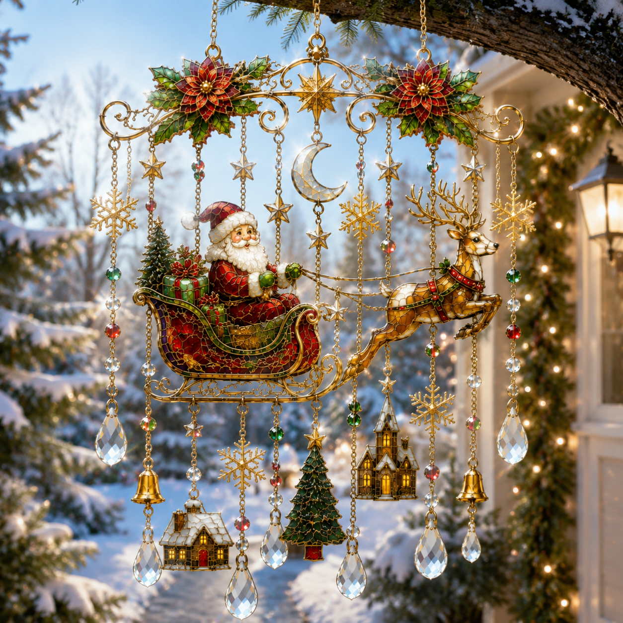⏰LIMITED TIME 49% OFF!🔥🔥Last 10 set!🔥 -High-quality handmade Christmas window decorations