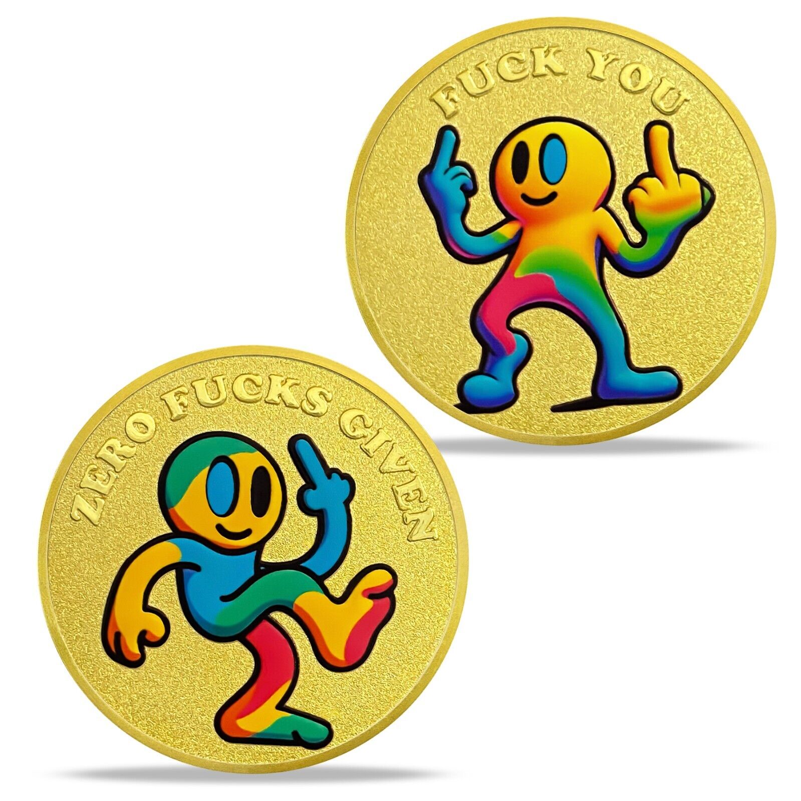 Funny Official Bad Man As*hole Challenge Coin