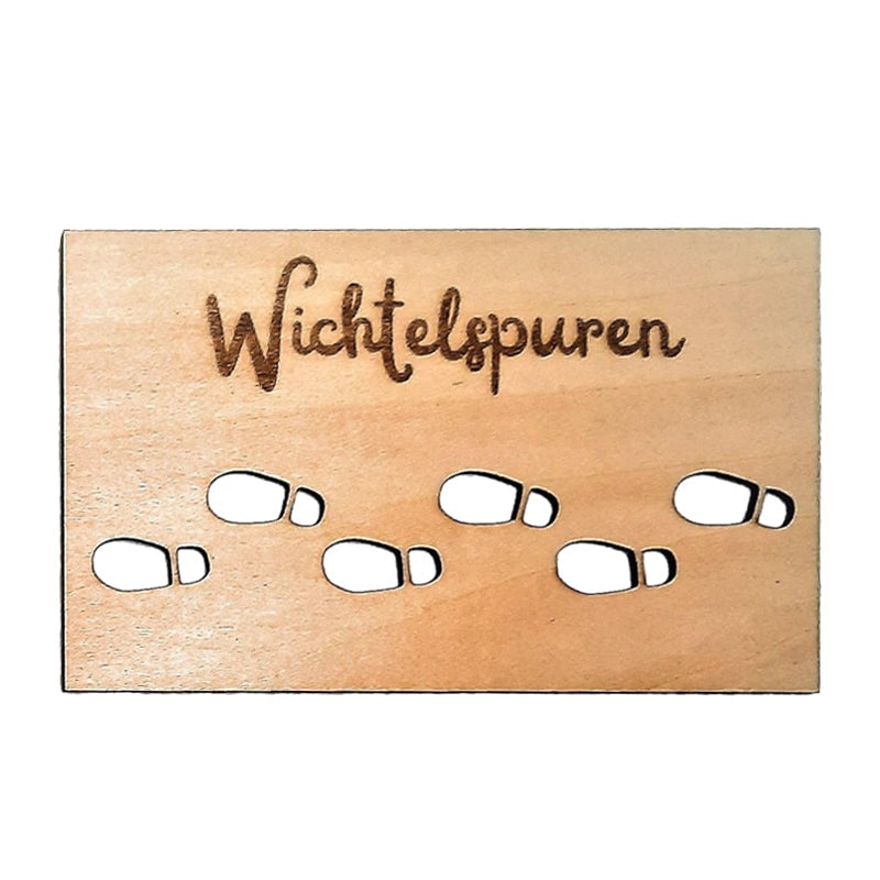 👼Christmas Footprints Stencil For Gnomes