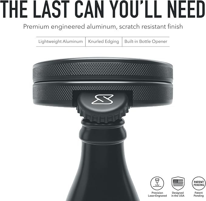 Metal EDC Storage Can with Built-In Bottle Opener