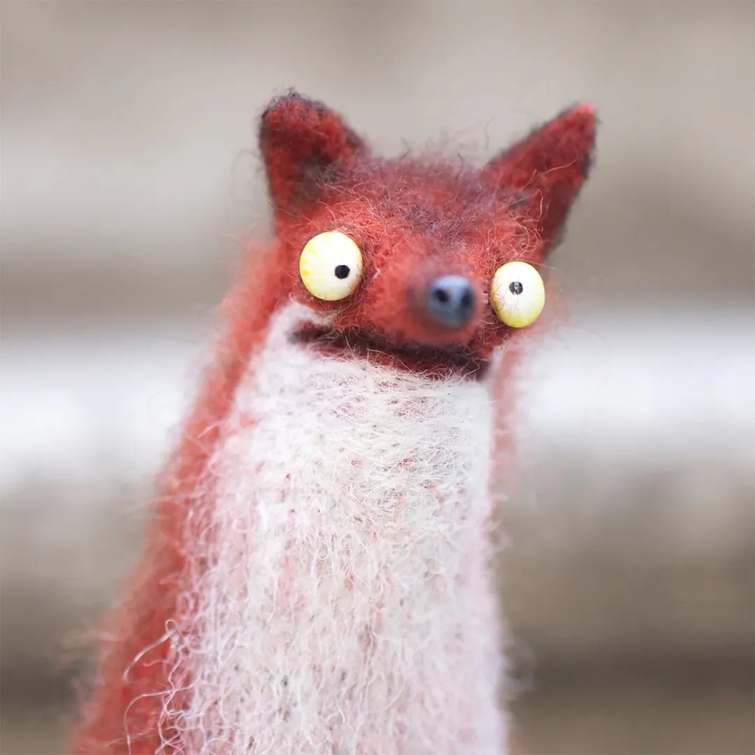 🔥Last Day 49% OFF-🦊“These Felt Foxes Have ‘What Is Happening’ Eyes — And They’re Taking Over Our Shelves”🎁