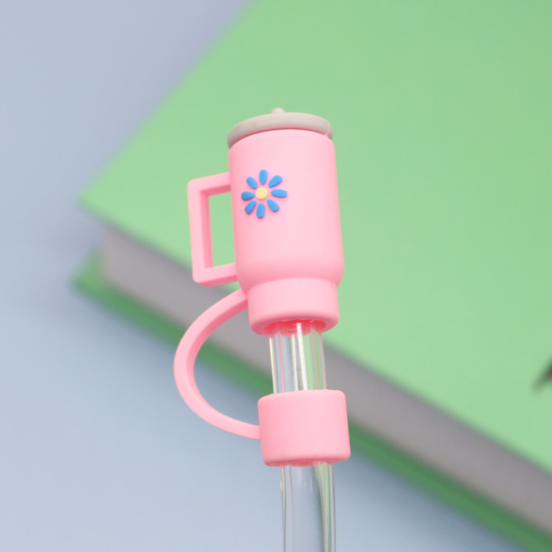 Silicone Mini Cup Straw Covers Cap