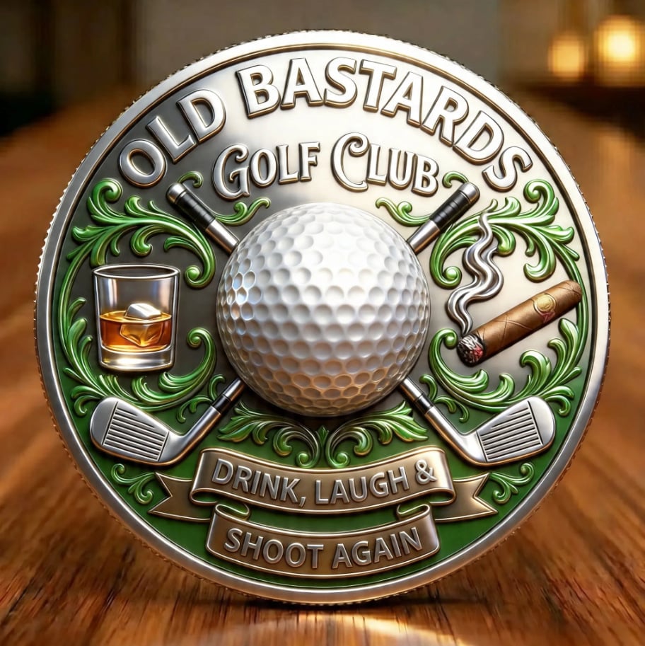 ⛳60% OFF -The Eternal Golfer's Challenge Coin