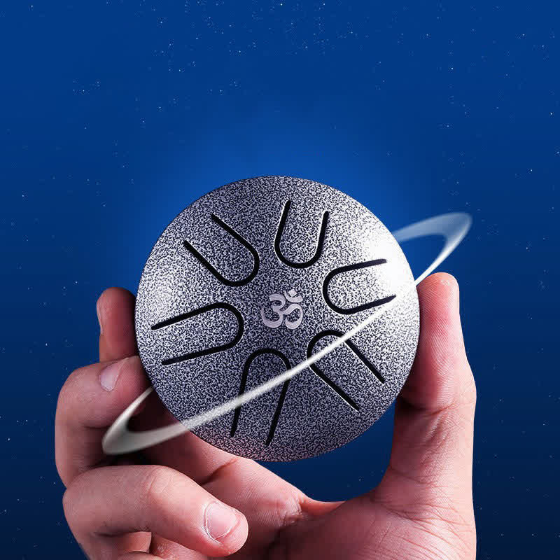 Buddha Stones Mini Steel Tongue Drum 3 Inch Sound Healing Drum Kit