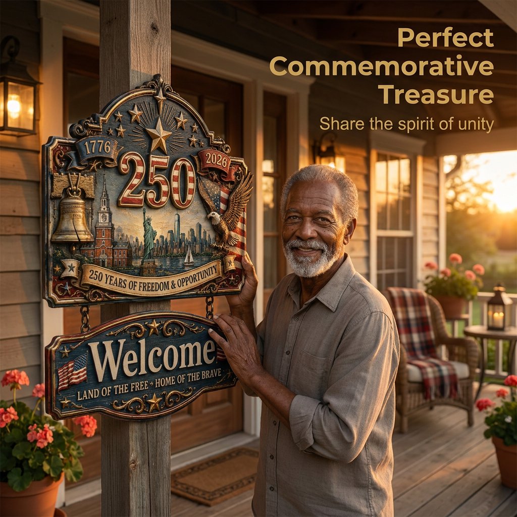 🦅USA 250th Anniversary Welcome Sign