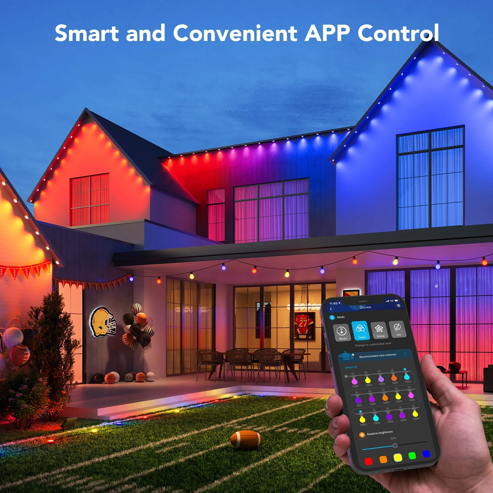 🔥Last Day Promotion 70% OFF🔥 - Smart Rainbow LED Permanent Outdoor Light