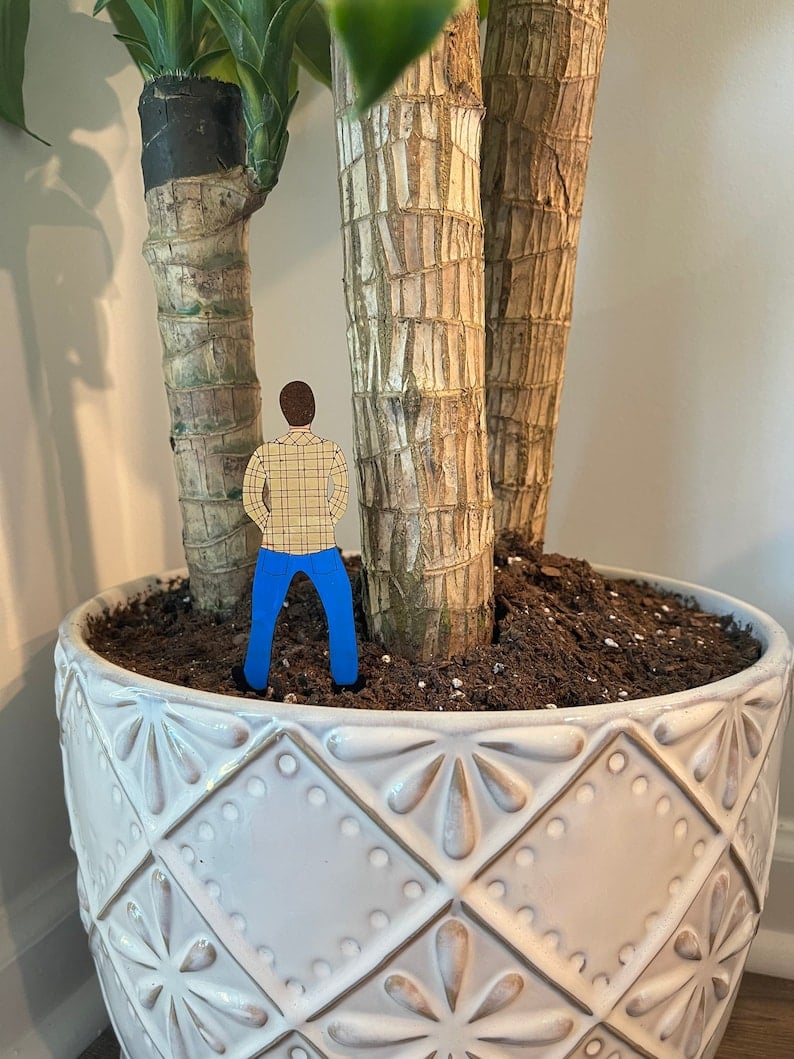 🔥Last Day Promotion 50% OFF🔥 - Three-Piece Wooden Novelty Plant Decor