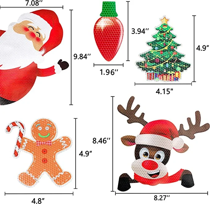 🎄Christmas Sales 50% OFF- 🔥Reflective Light Bulb Magnet Decoration Set