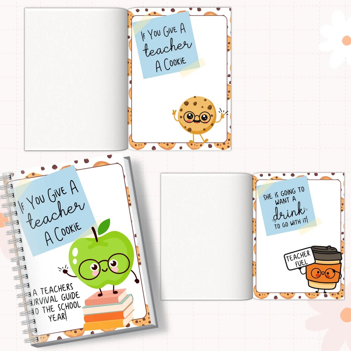 “If You Give A Teacher A Cookie” Gift Card Book🍪❤