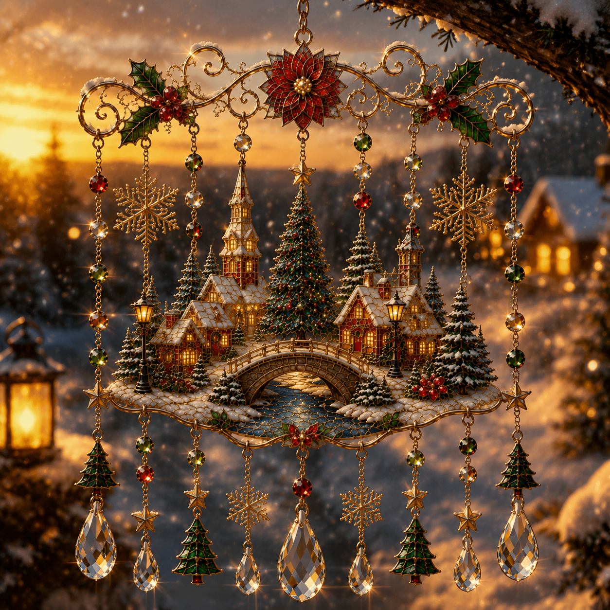 ⏰LIMITED TIME 49% OFF!🔥🔥Last 10 set!🔥 -High-quality handmade Christmas window decorations
