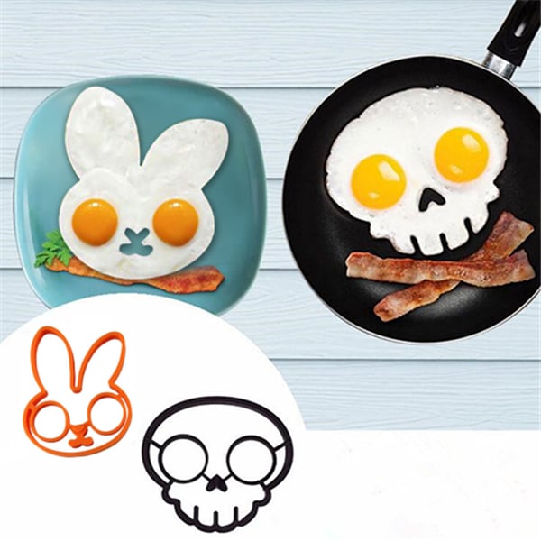 New Halloween Horror Skull Fried Egg Mold