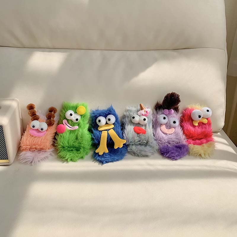 🎁💝2023 CHRISTMAS GIFT - Warm Cozy Fluffy Cartoon Monster Socks🧦
