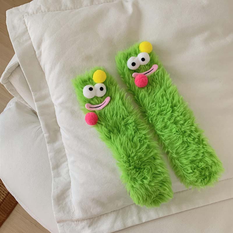 🎁💝2023 CHRISTMAS GIFT - Warm Cozy Fluffy Cartoon Monster Socks🧦