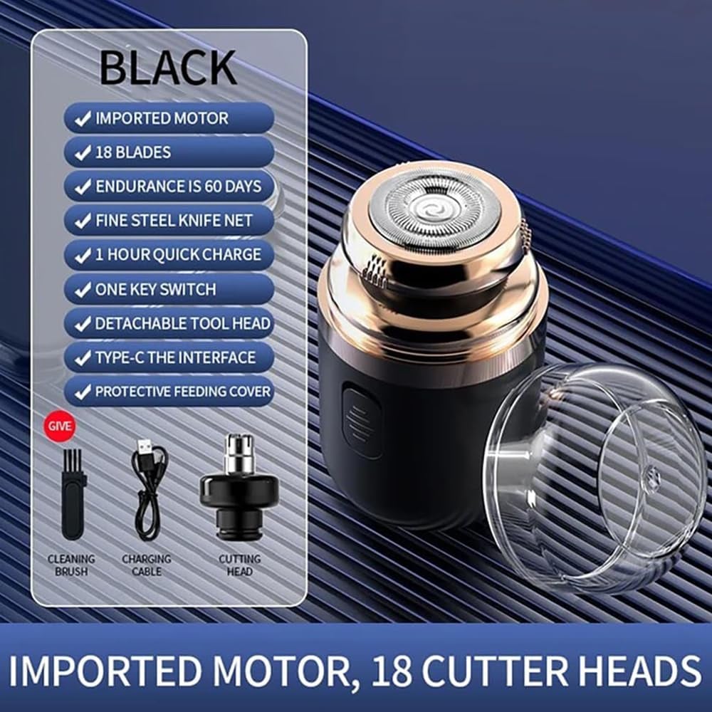 🔥Last Day Sale 49% OFF🏆️2-in-1 Portable Mini Capsule Shaver