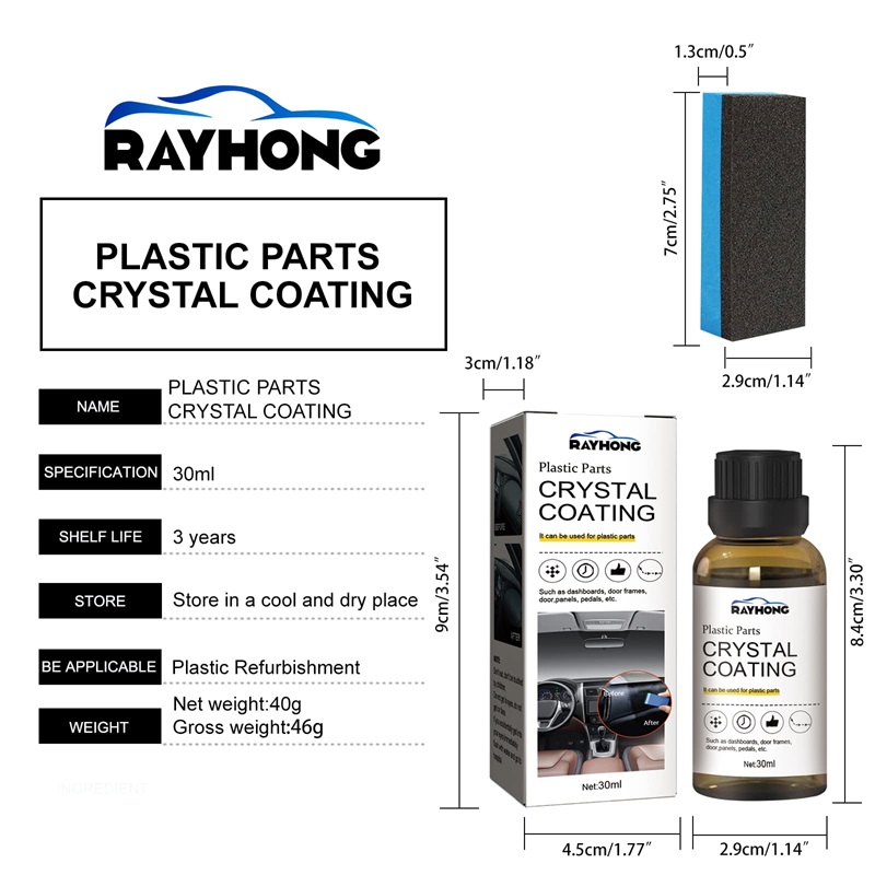 ⚡NEW HOT SALE 50% OFF🔥Auto Plastic Parts Restore Refurbish Agent Car Interior Cleaner