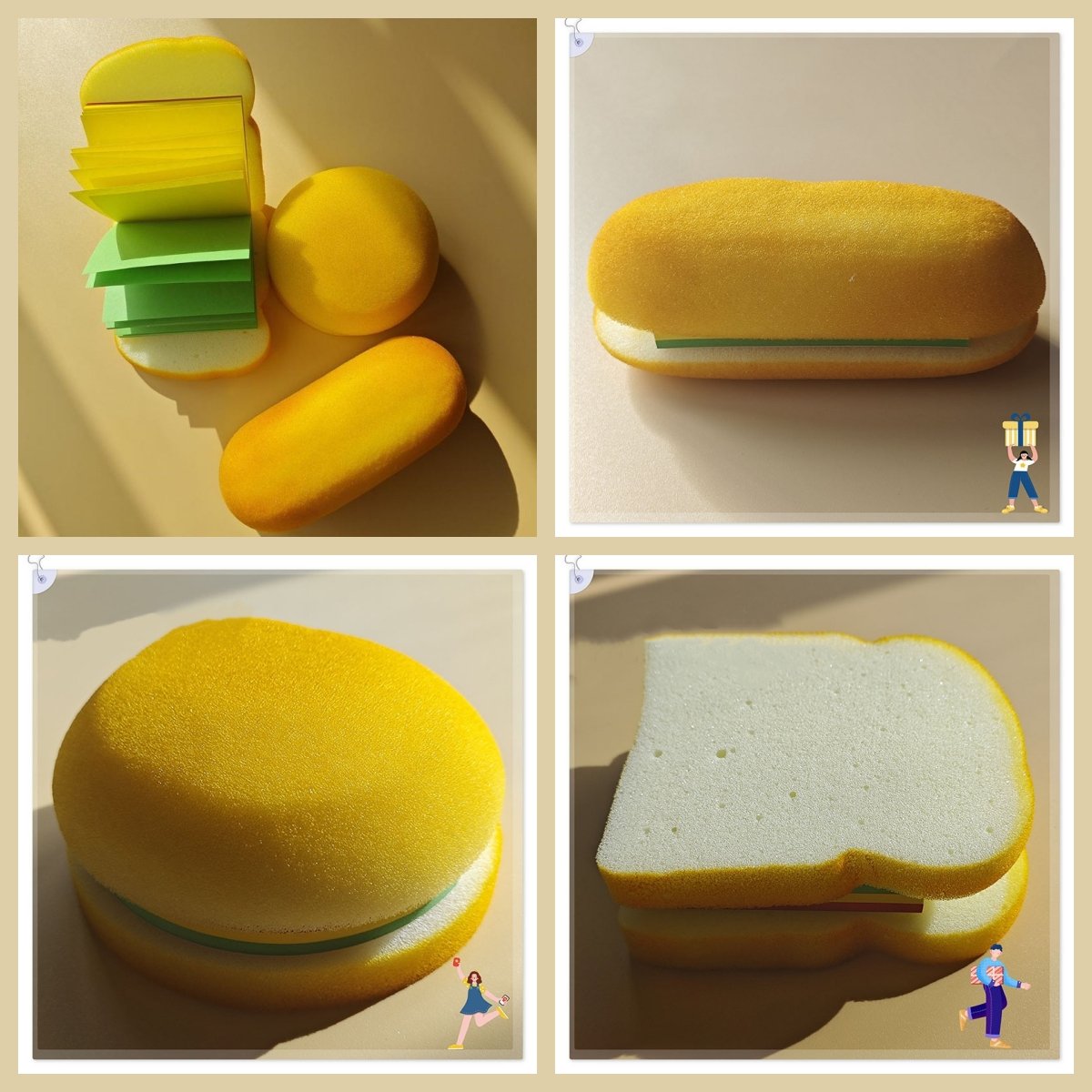 Burger Sandwich Note Paper