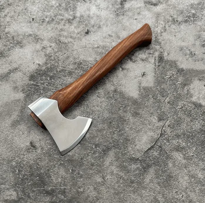 Mini Axe Fixed Blade Hunting Survival Stainless Steel Tactical Knife Home Car Decor