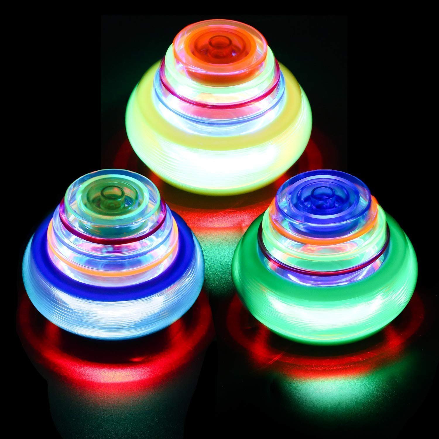 🔥🎁2024 New Year Hot Sale🎁  - HALF PRICE🔥 Music Flashing Spinners Toy With Launcher