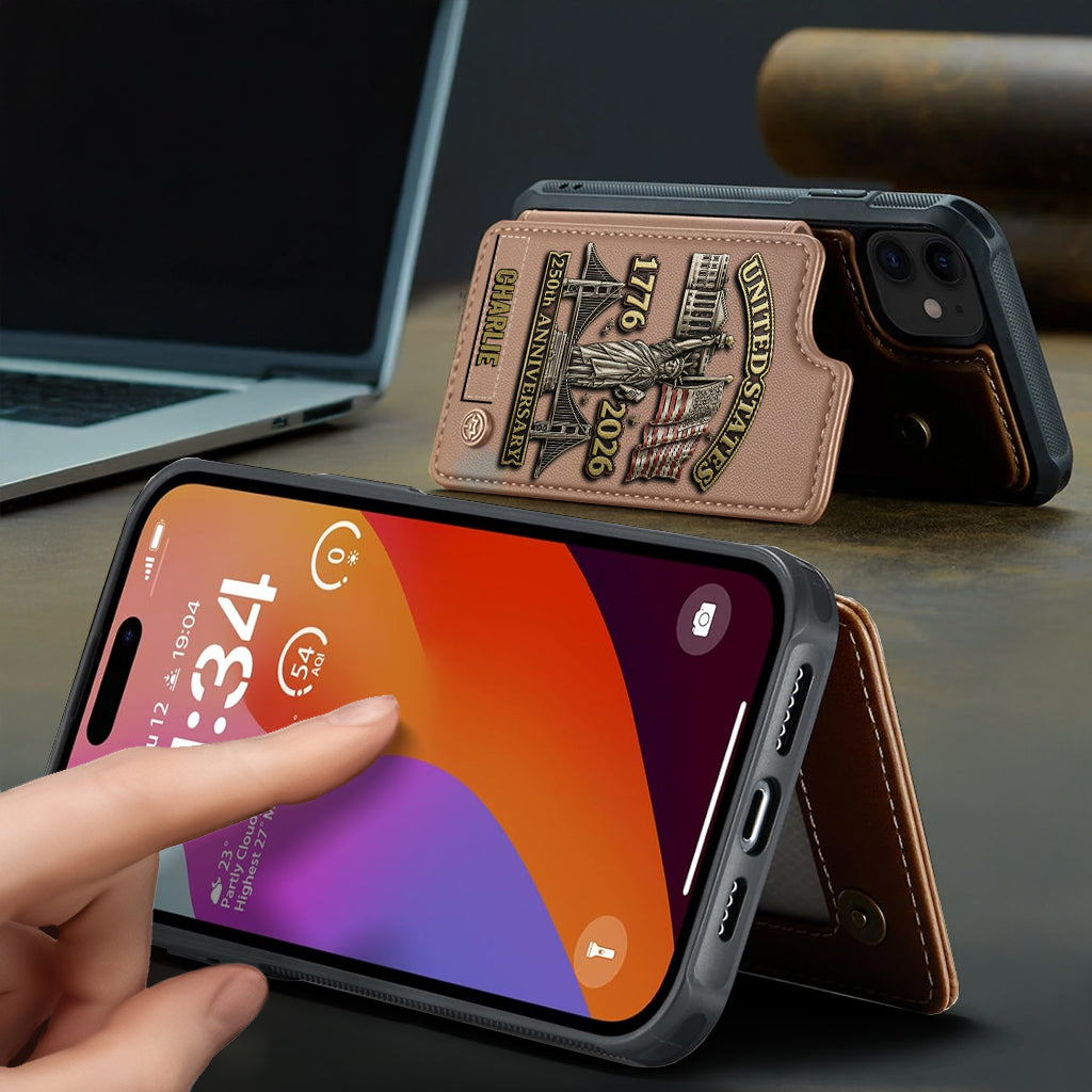 250th Anniversary - Personalized Wallet Phone Case