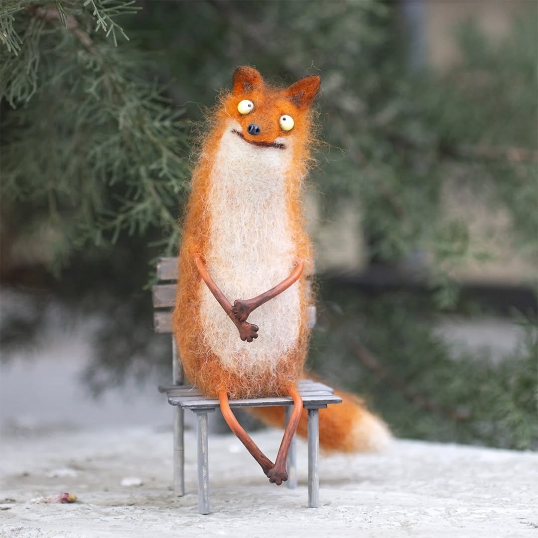 🔥Last Day 49% OFF-🦊“These Felt Foxes Have ‘What Is Happening’ Eyes — And They’re Taking Over Our Shelves”🎁