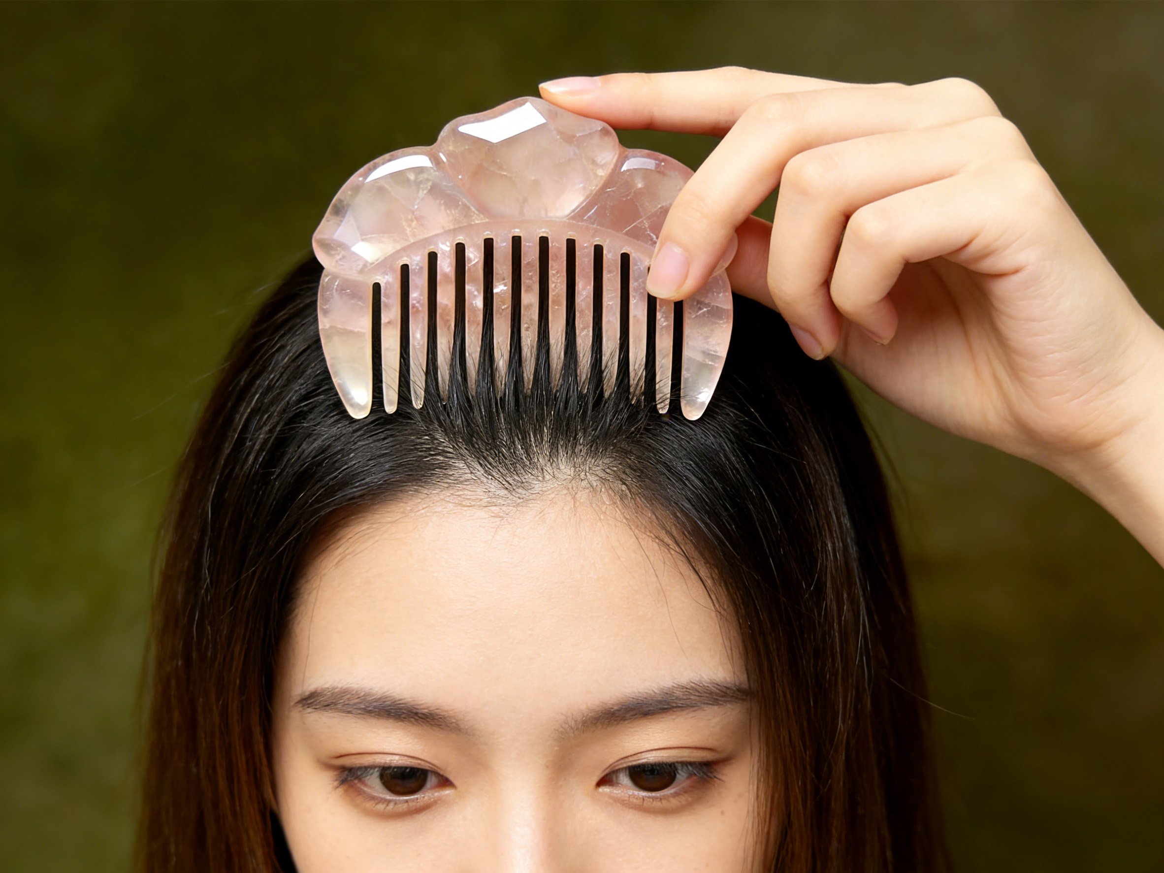 💎🩷Rose Quartz Comb for Luck & Smoothness: Your Daily Talisman of Love and Flow(2026)