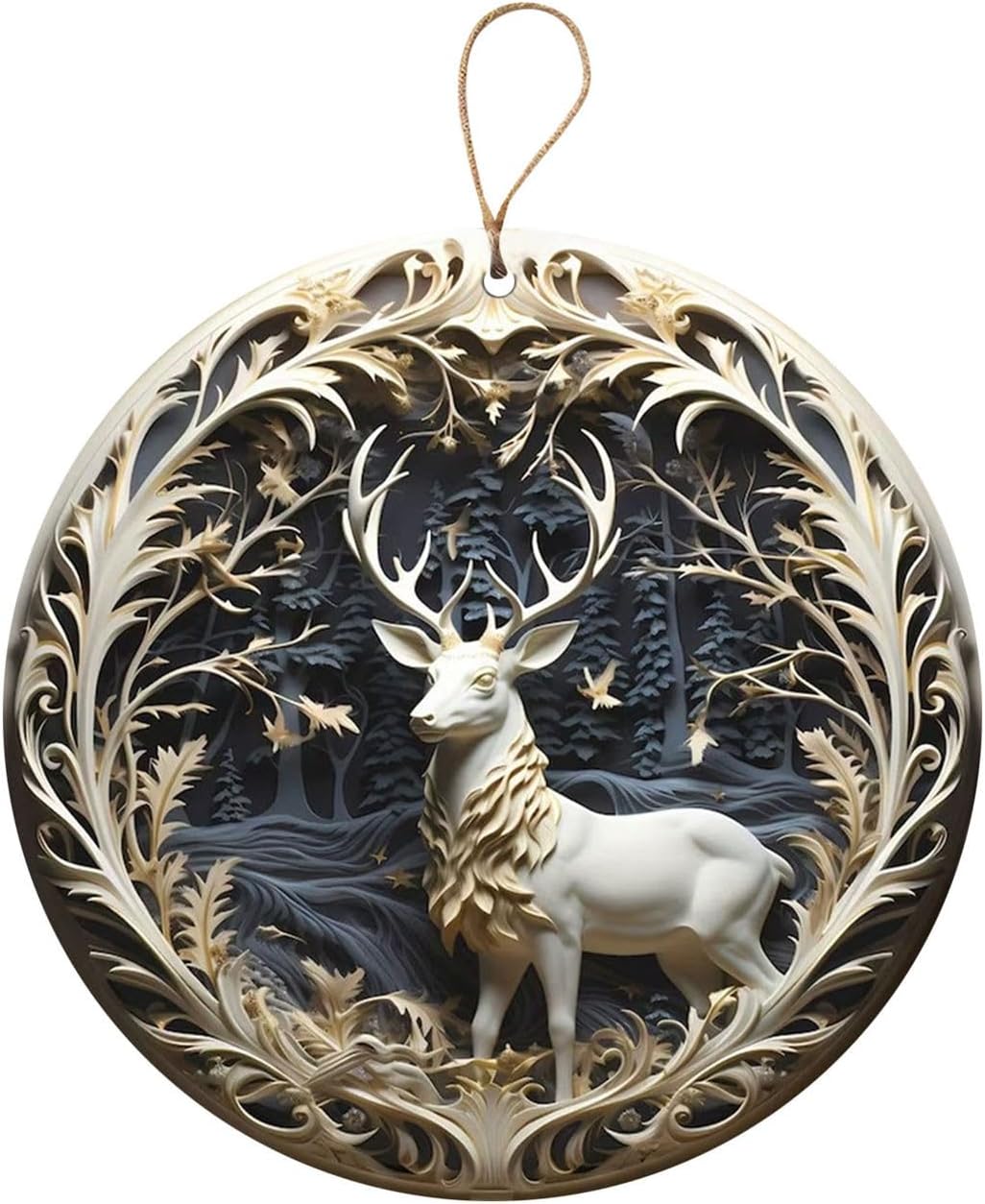 3D Nativity Ornaments - Christ Baby and Mary Design for Christmas Tree