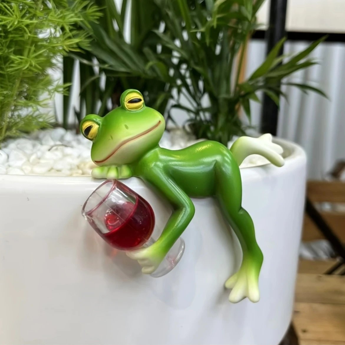 🔥Last Day 70% OFF🐸 Frog Flower Pot Hanger Ornament🍷