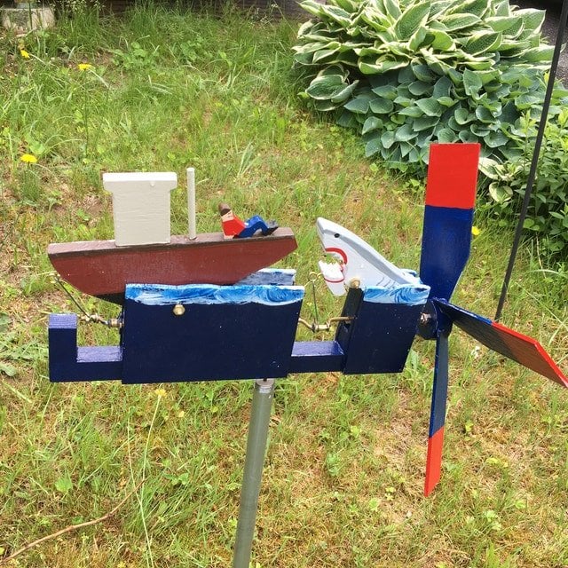 Last Day 60%OFF -JAWS Disaster Whirligig -  Funny Garden Decor