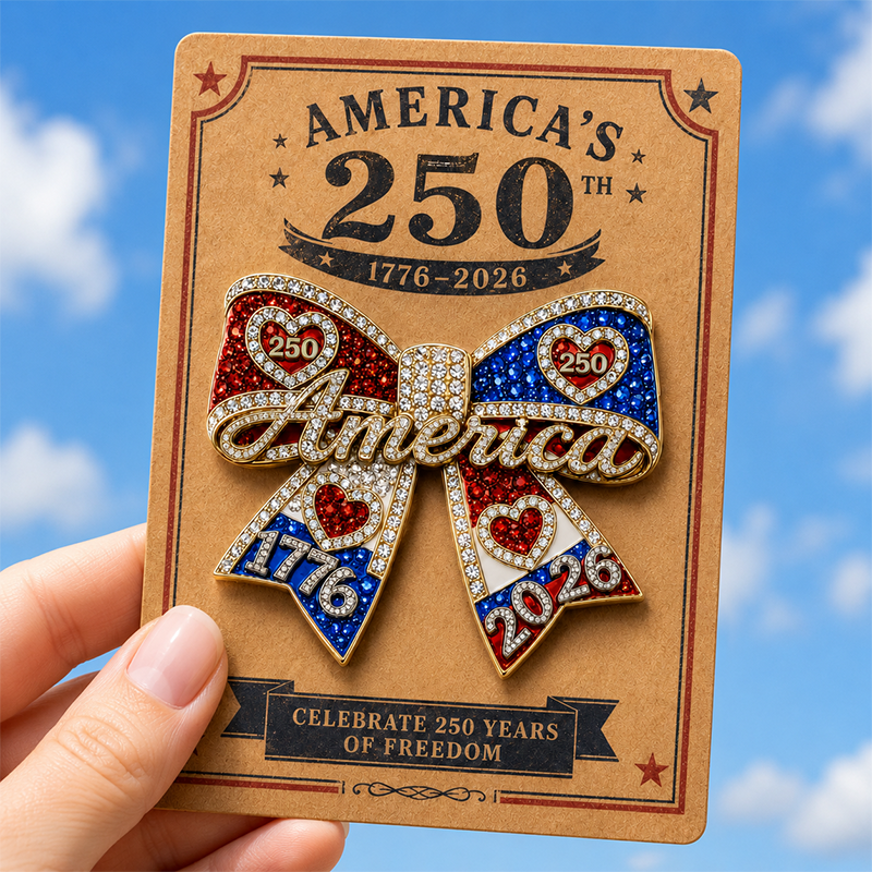 U.S. Founding 250th Anniversary Commemorative Ribbon Pin (Unisex)