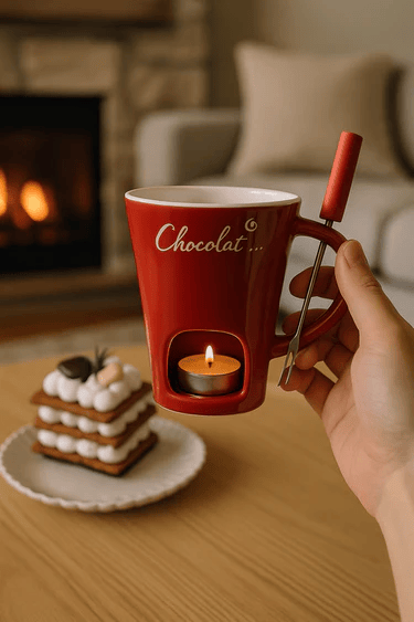 🔥Hot Sale 49% off🌟🕯️Handcrafted Fondue Cup☕