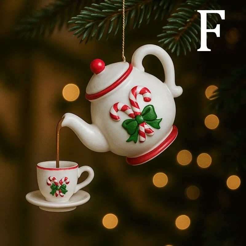 🔥Last Day Promotion 70% OFF🔥 - 🎄Vintage-Style Christmas Teapot Ornament for Festive Holiday Décor