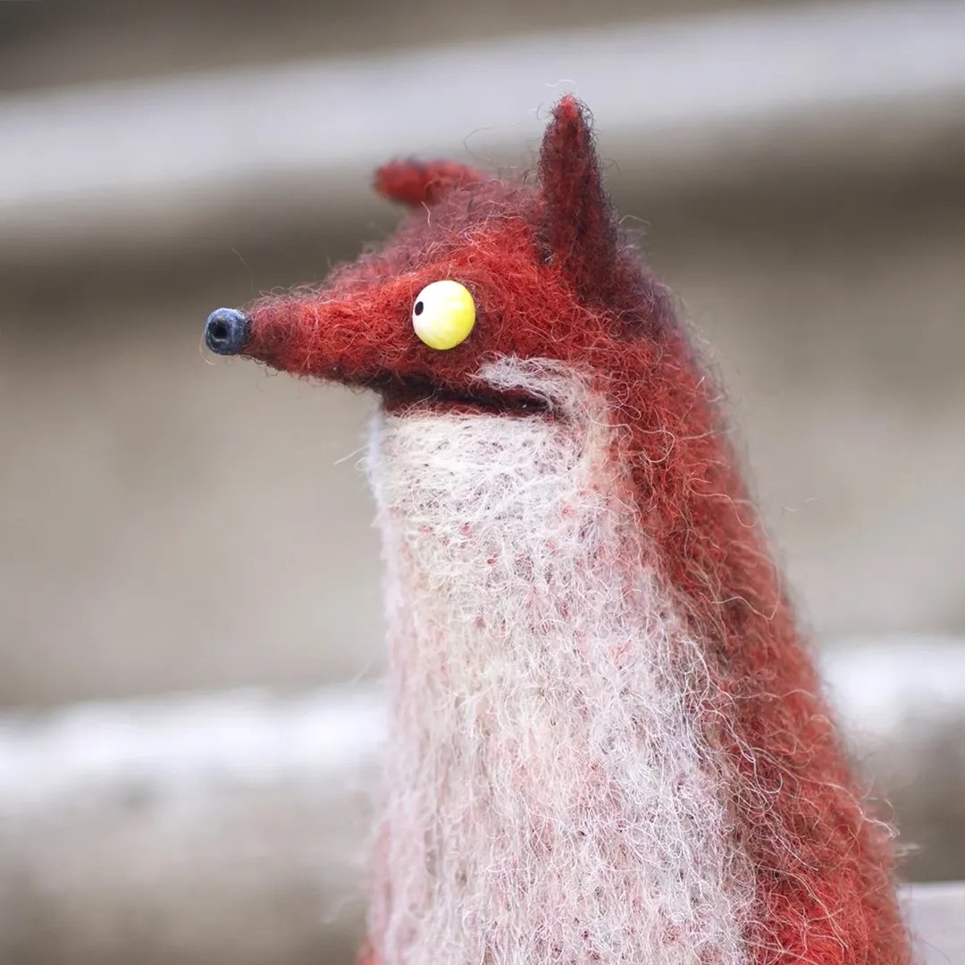 🔥Last Day 49% OFF-🦊“These Felt Foxes Have ‘What Is Happening’ Eyes — And They’re Taking Over Our Shelves”🎁