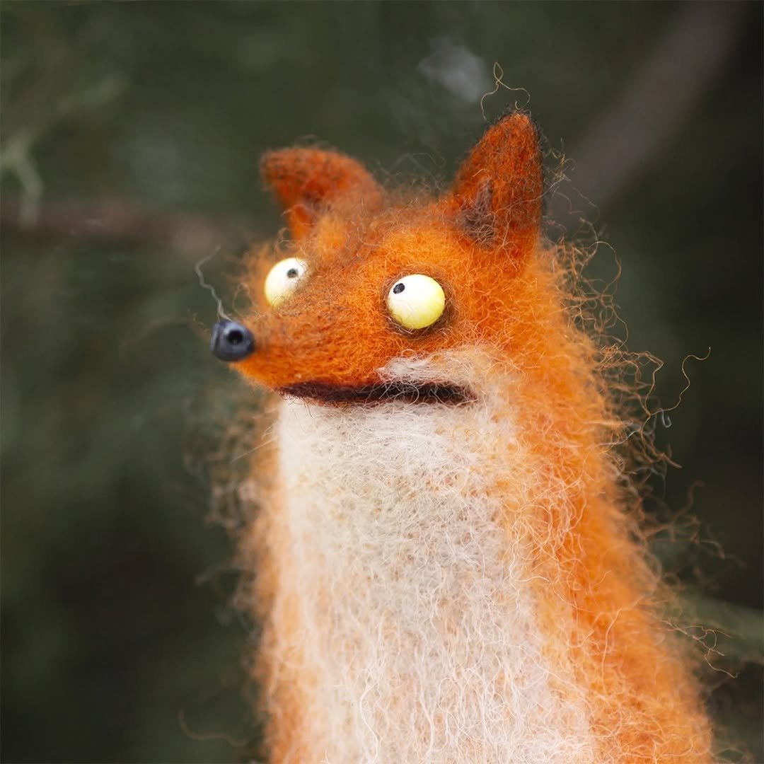 🔥Last Day 49% OFF-🦊“These Felt Foxes Have ‘What Is Happening’ Eyes — And They’re Taking Over Our Shelves”🎁