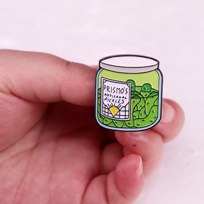 🔥Early Spring Hot Sale🥒Lucky Pickle Girl Enamel Pin