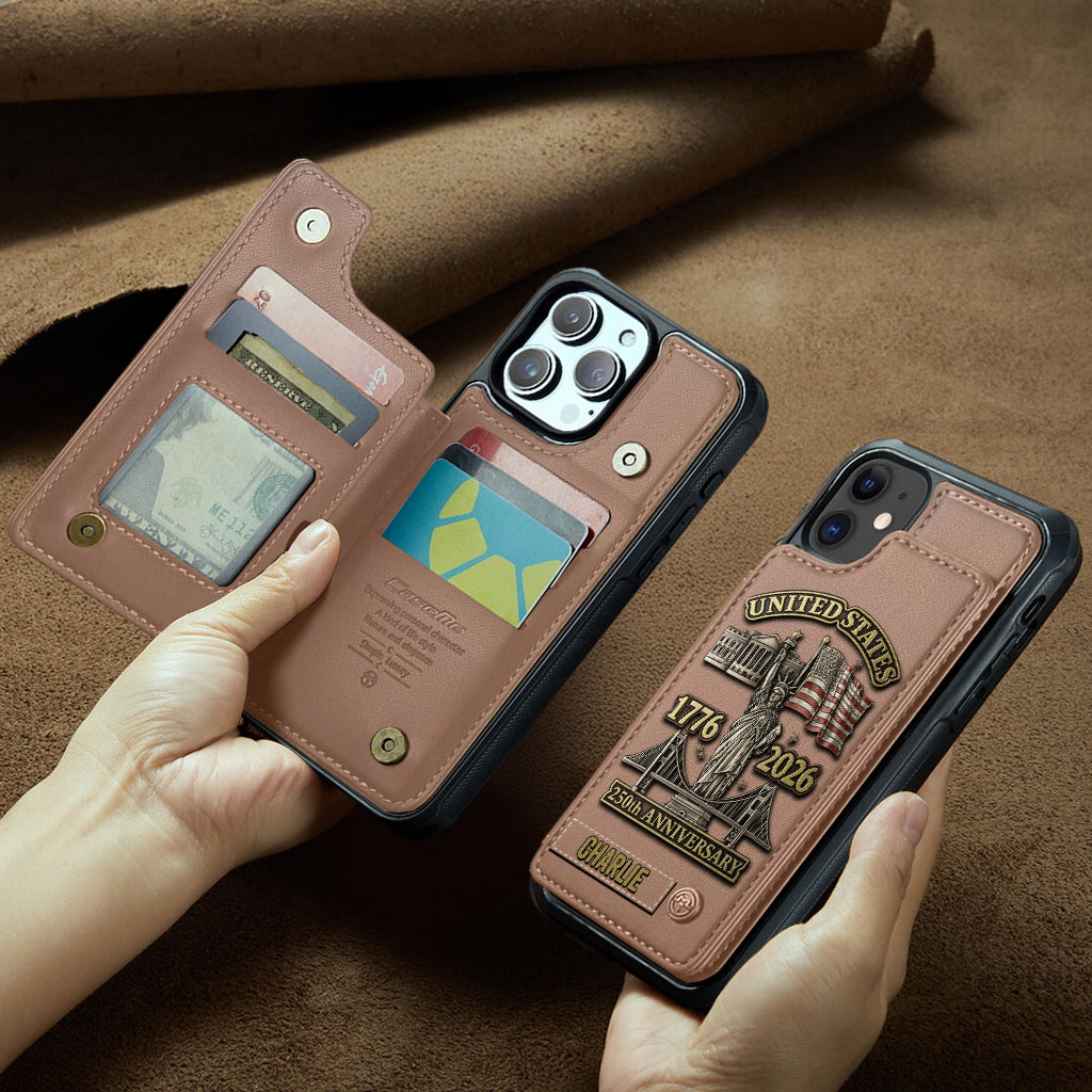 250th Anniversary - Personalized Wallet Phone Case