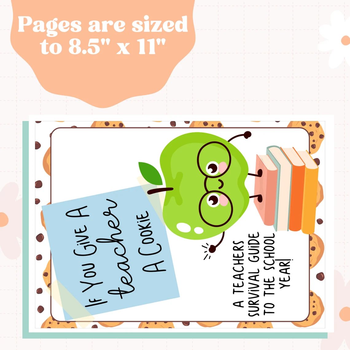 “If You Give A Teacher A Cookie” Gift Card Book🍪❤