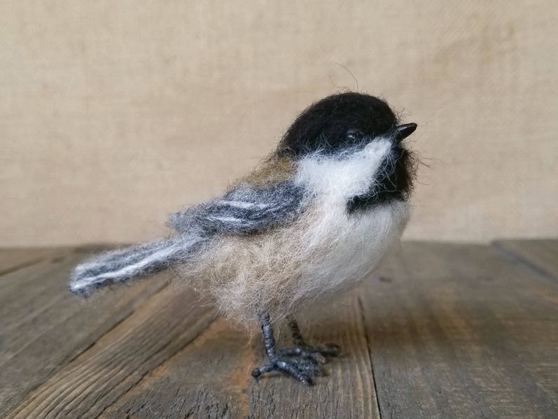🌲Christmas Gift 50% Off--🎈Festigadget Eco-Friendly Needle Felted Bird Collection – Handmade Wool Songbirds (Wren/Chickadee/Bluebird/Magpie/Robin/Cardinal) – Sustainable Wildlife Decor 🐦✨