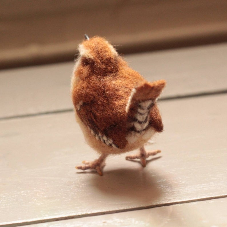 🌲Christmas Gift 50% Off--🎈Festigadget Eco-Friendly Needle Felted Bird Collection – Handmade Wool Songbirds (Wren/Chickadee/Bluebird/Magpie/Robin/Cardinal) – Sustainable Wildlife Decor 🐦✨