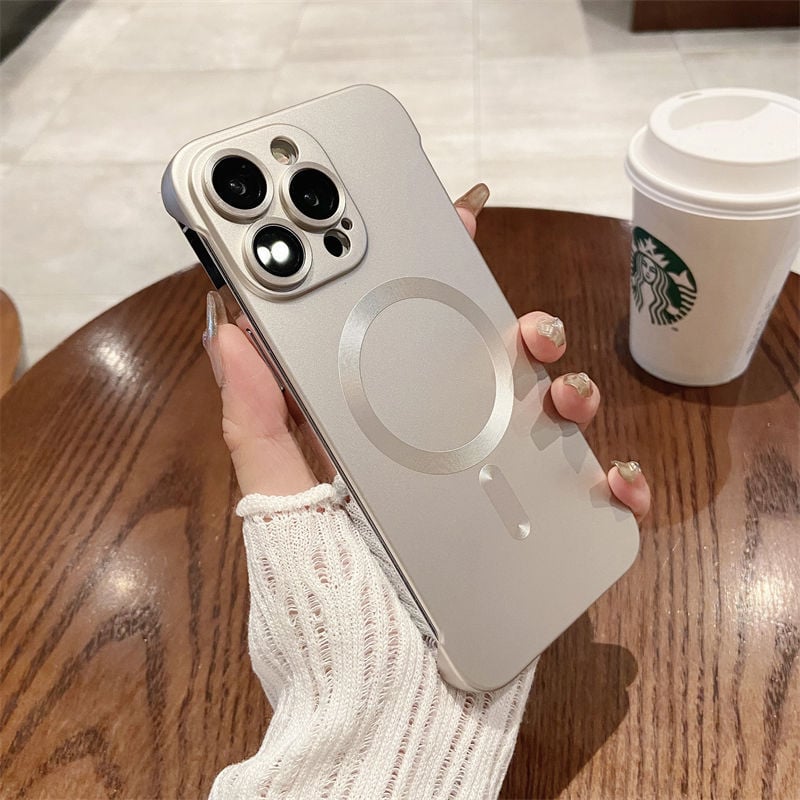 🎁💝2024 Valentine’s Day Gifts - Frameless Matte Ultra Thin Magnetic iPhone Case