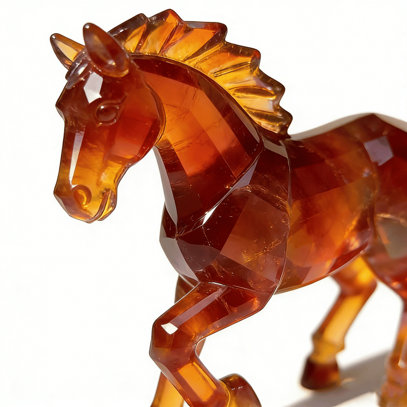 🔥🐴2026 Year of the Horse: Fire Agate Guardian — Symbol of Courage & Fearless Journeys