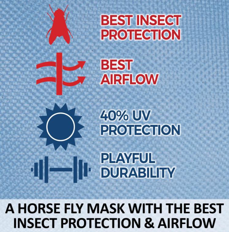 🔥Last Day 50% OFF - 🐎🛡️Mosquito Mesh Sun Visor Fly Masks