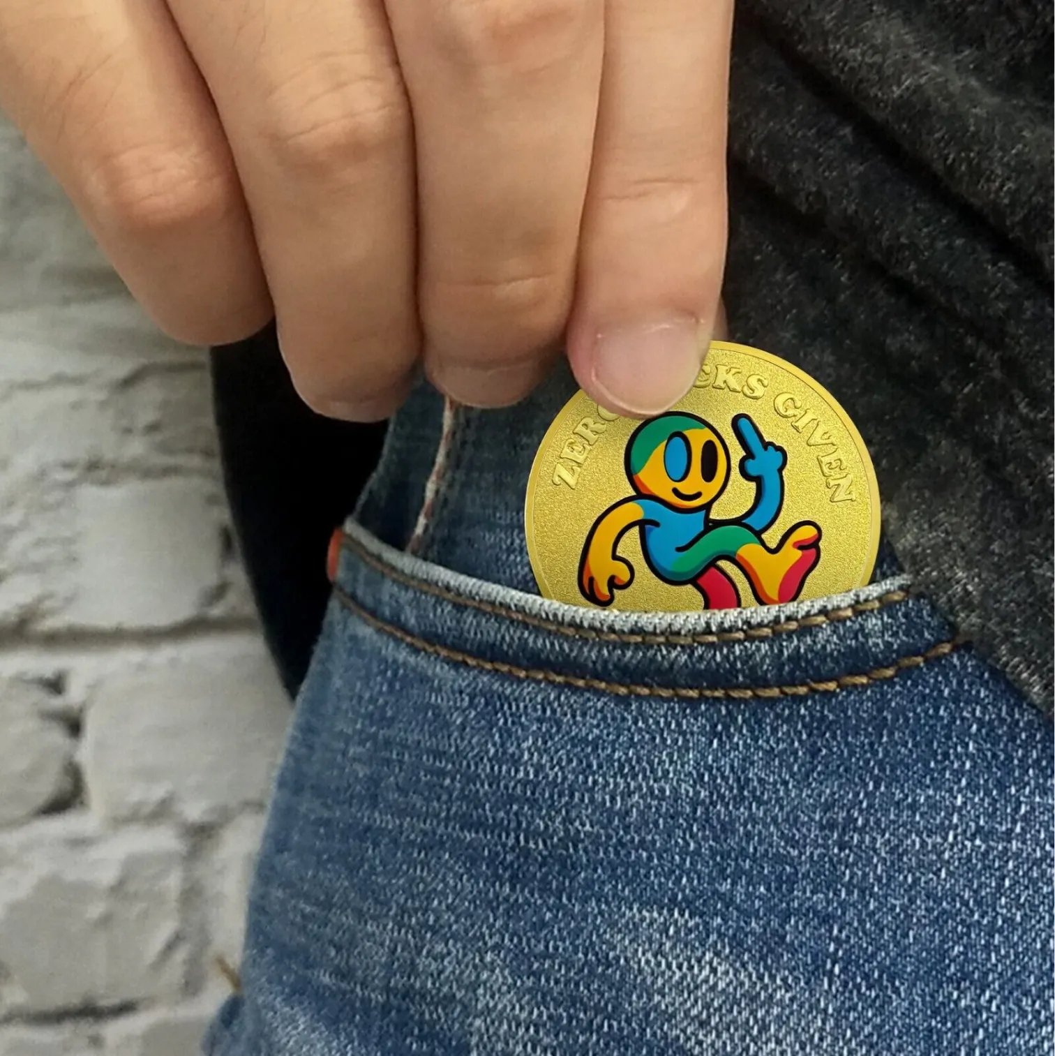 Funny Official Bad Man As*hole Challenge Coin