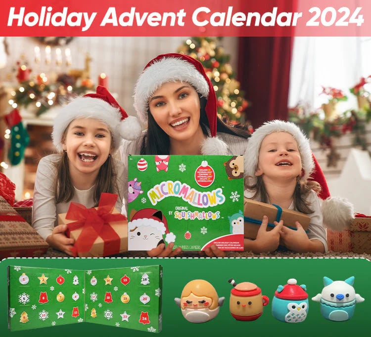 🔥Christmas Gift🎄Plush Doll Blind Box Holiday Advent Calendar 2025