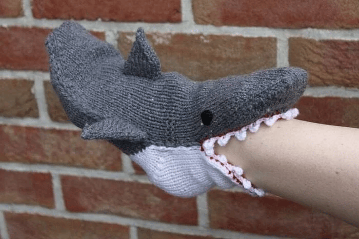 (Buy more save more)Knit Crocodile Socks