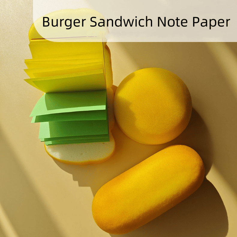 Burger Sandwich Note Paper