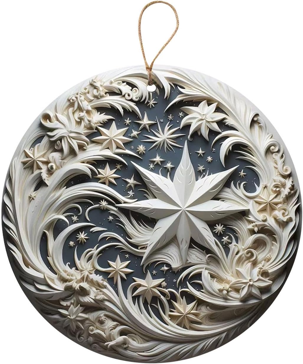 3D Nativity Ornaments - Christ Baby and Mary Design for Christmas Tree