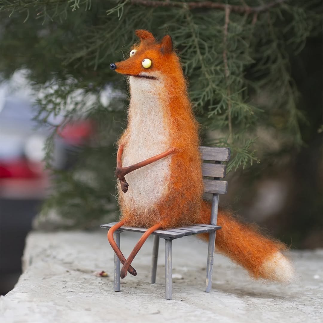 🔥Last Day 49% OFF-🦊“These Felt Foxes Have ‘What Is Happening’ Eyes — And They’re Taking Over Our Shelves”🎁