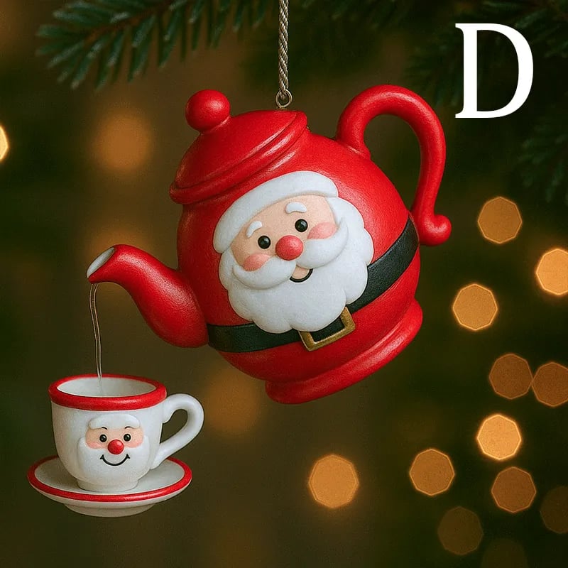 🔥Last Day Promotion 70% OFF🔥 - 🎄Vintage-Style Christmas Teapot Ornament for Festive Holiday Décor